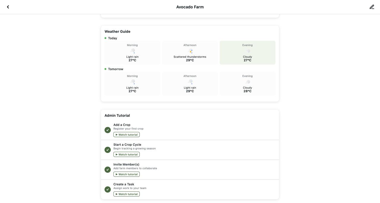 Agrolitik farm weather recommendation